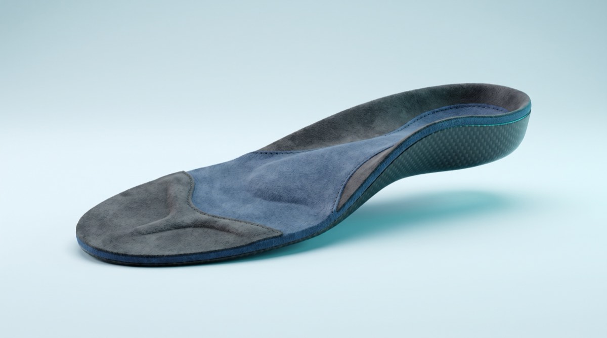 Custom orthotic heel cup — ankle stability